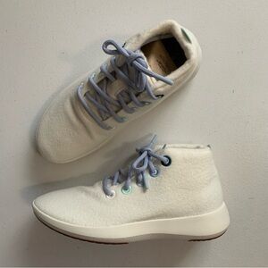 Allbirds Wool Runner-Up Mizzle Frost Size 10 White Limited Edition NEW IN BOX